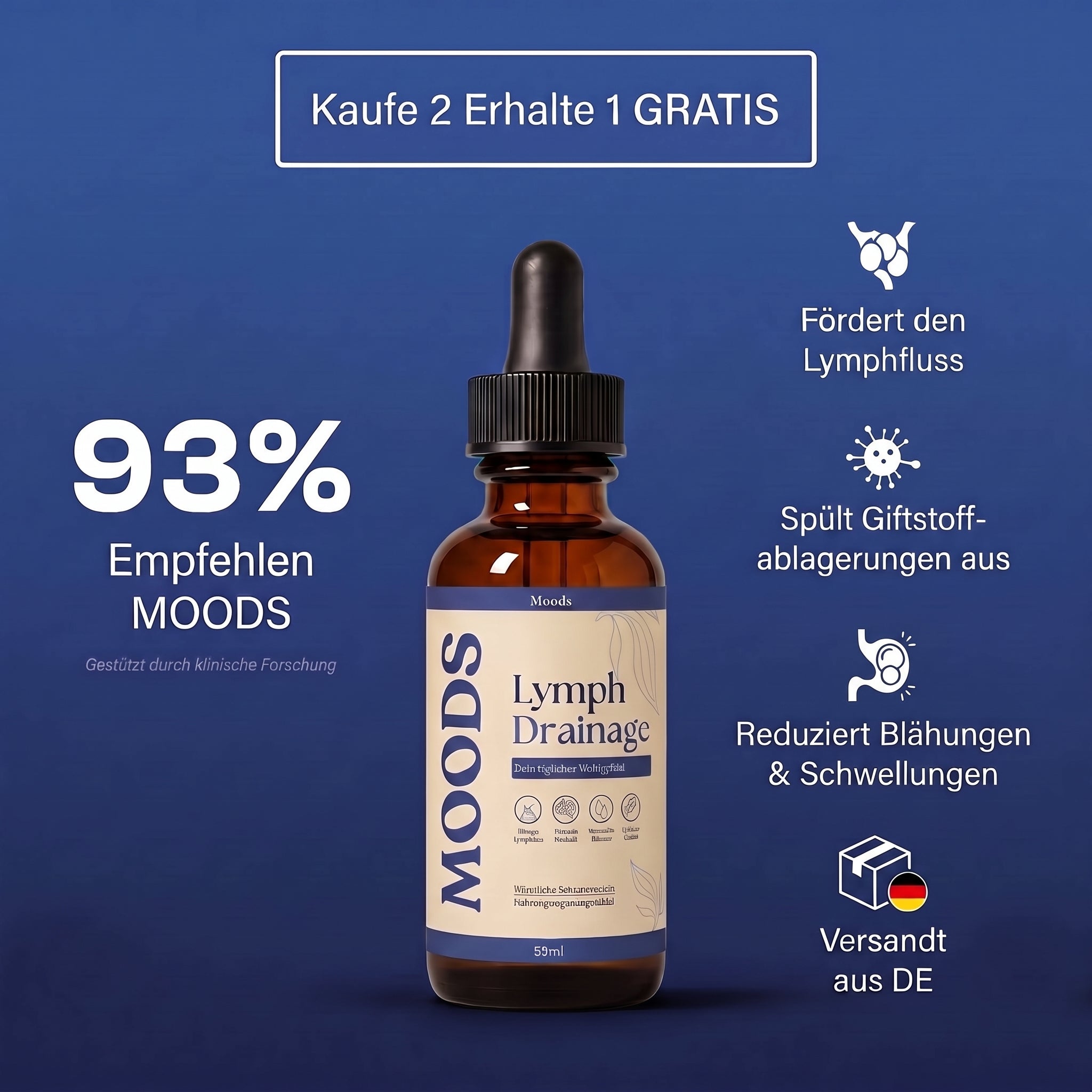 Moods Lymphdrainage-Tropfen