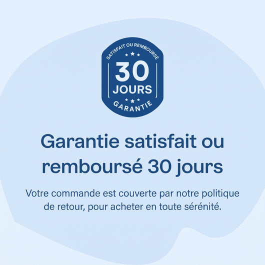 Garantie satisfait ou remboursé de 30 jours