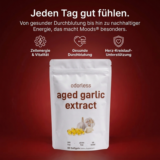 Moods gealterte Knoblauch Softgels